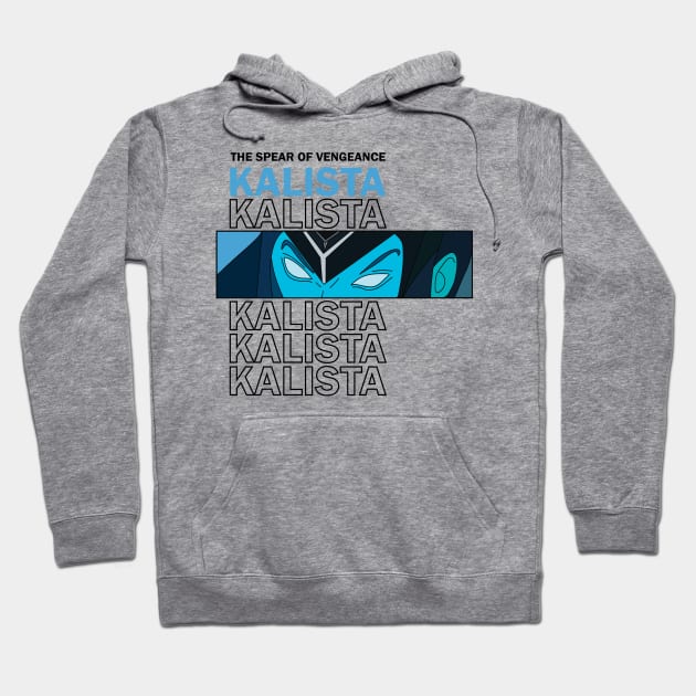 Kalista The Spear of Vengeance Hoodie by thenewkidprints